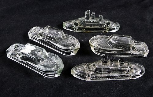 BOAT CANDY CONTAINERSA group of
