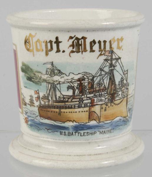 Boat Captain Shaving Mug. 