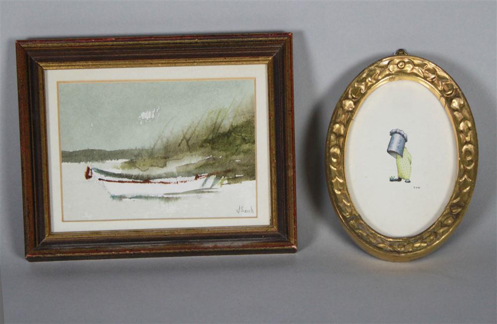 BOAT ON THE SHORE ALONG WITH LITTLE