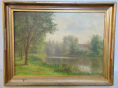 BOATING ON RIVER, CHARLES GRAF