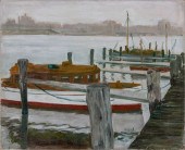 BOATS AT CITY DOCK, EARLY 20TH