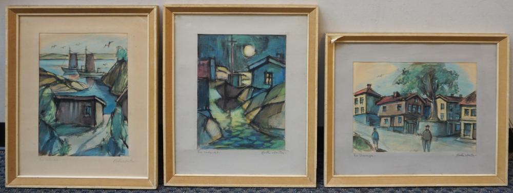 BOATS NEAR THE SHORE AND STREET