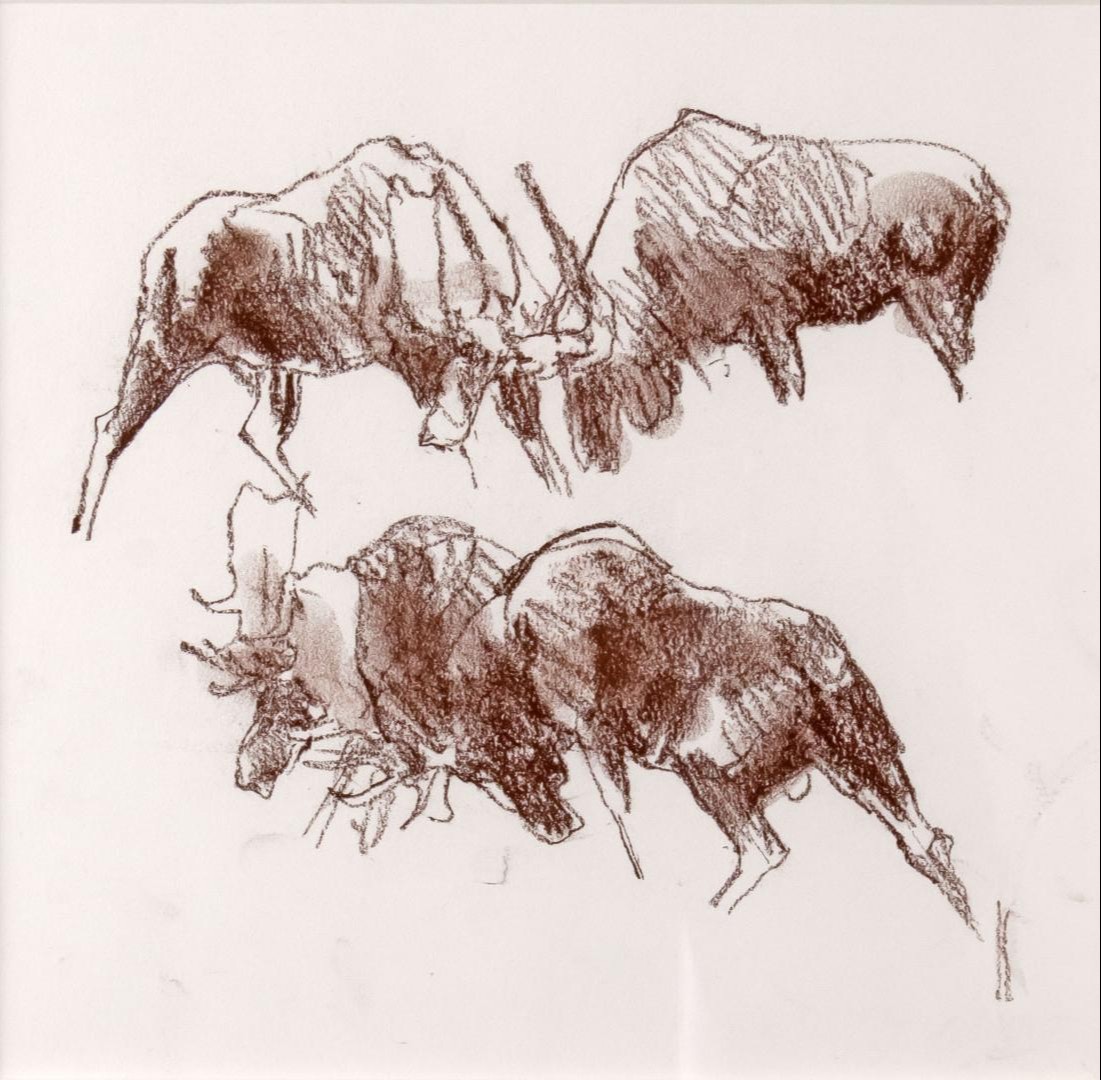 BOB KUHN (1920-2007), MOOSE