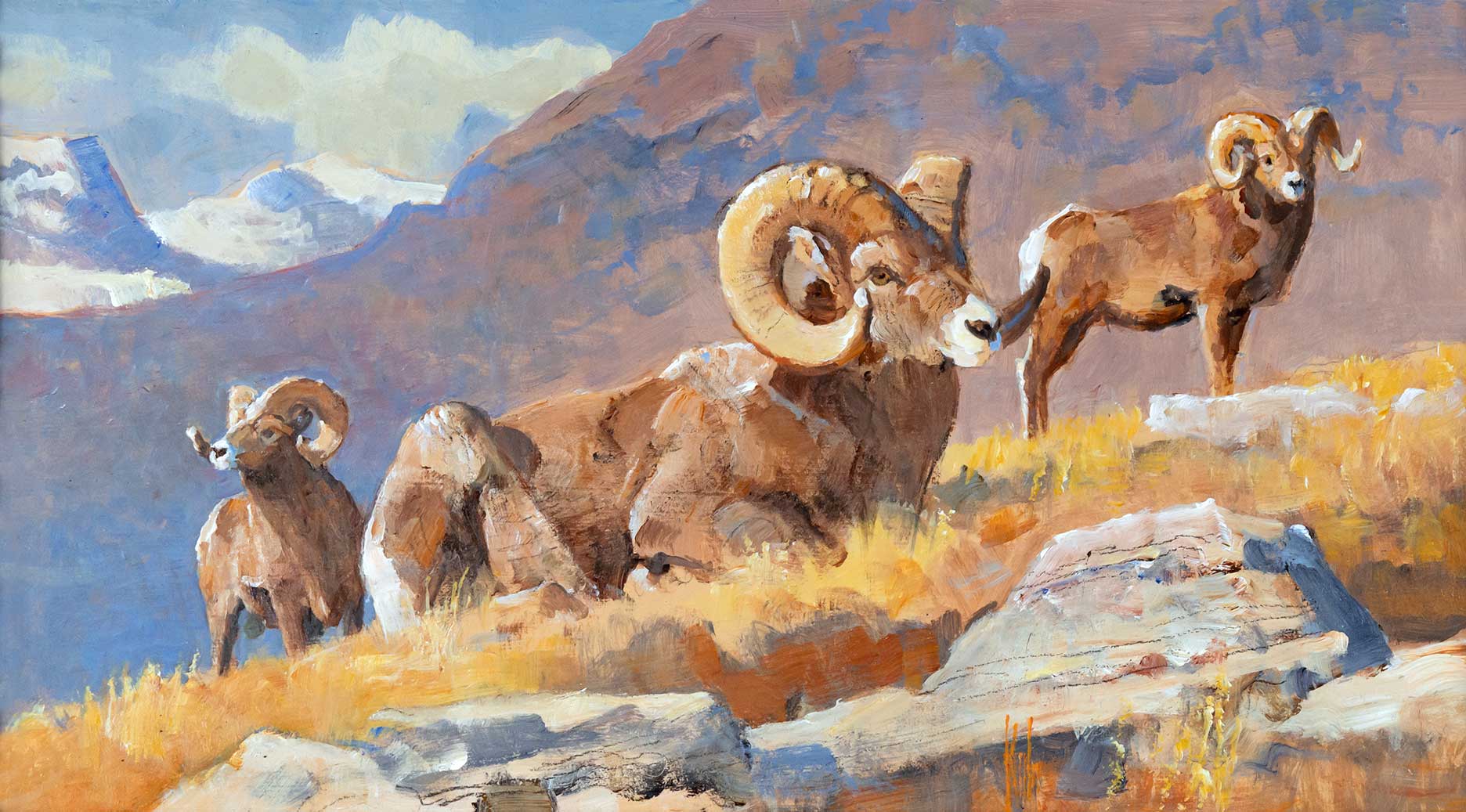 BOB KUHN (1920-2007), SETTLIN' IN