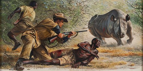BOB KUHN (AMERICAN, 1920-2007)Bob