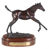 BOB PARKS 1943-2017 BRONZE RUN