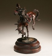 Bob Parks western bronze bucki
