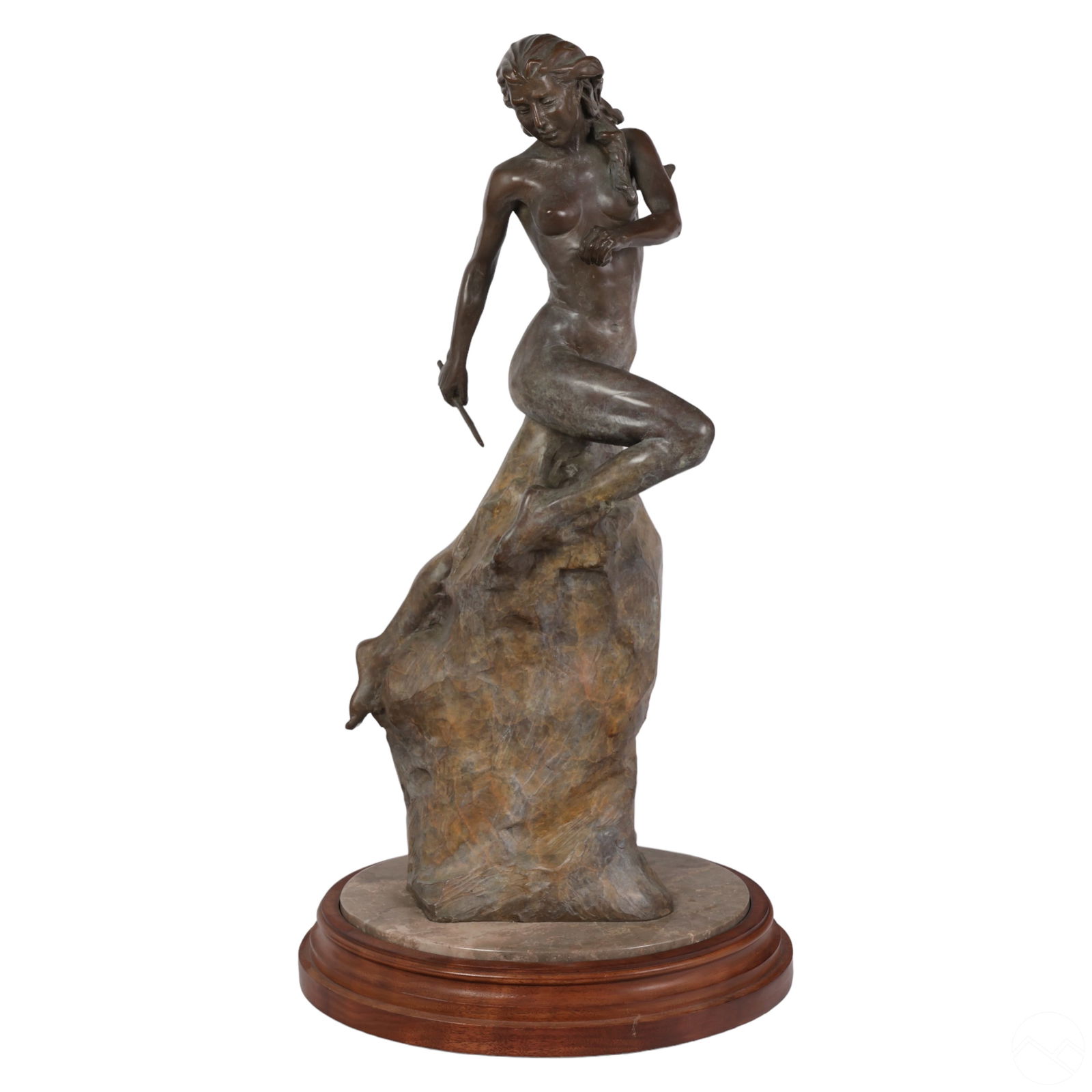 BOBBIE CARLYLE B1957 BRONZE LE NUDE