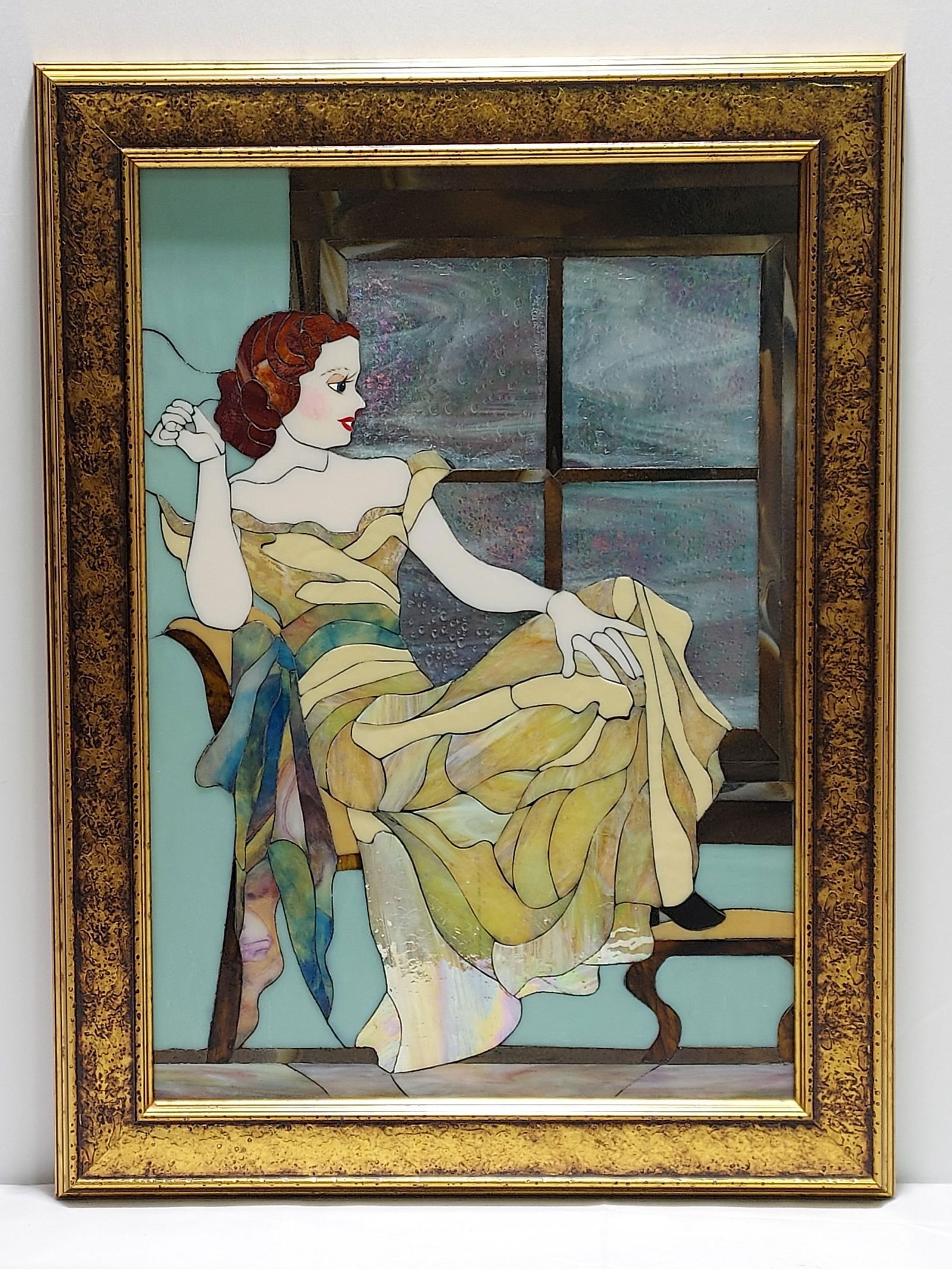 BOBBIE MATUS ART NOUVEAU STAINED