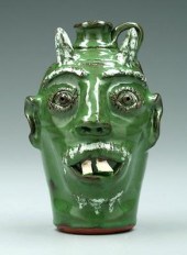Bobby Ferguson devil jug, brok