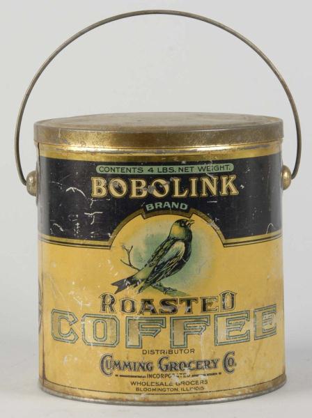 Bobolink Coffee Can.  Description