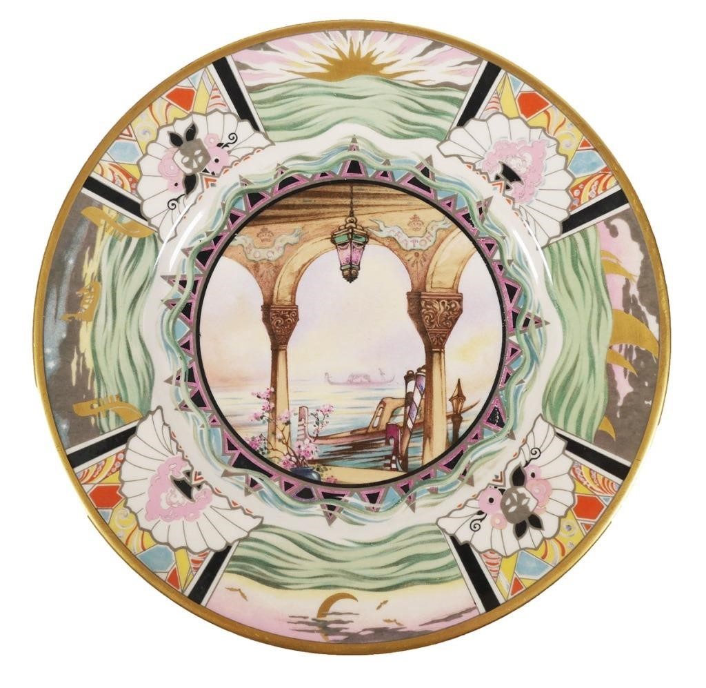BOCA RATON CLUB PLATE 1930S ART