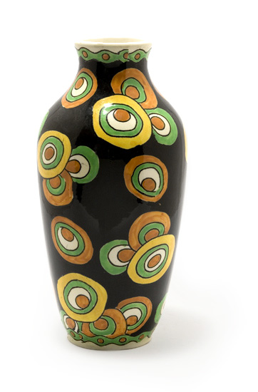 Boch Freres Art Deco Painted