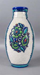 Boch Freres polychrome decorat