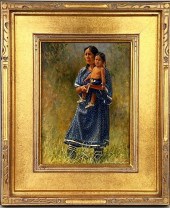 BODELSON, O/C "MOTHER & CHILD"