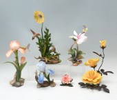 BOEHM 6 PC HUMMINGBIRD & FLOWE