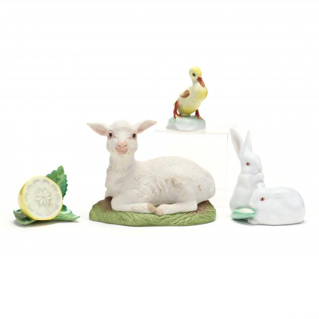 BOEHM AND HEREND PORCELAIN GROUP