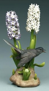 Boehm bird figurine, catbird w
