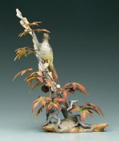 Boehm bird figurine, crested f