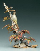 Boehm bird figurine, crested f