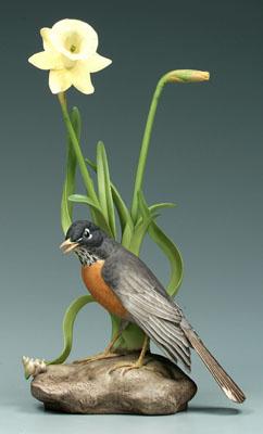 Boehm bird figurine, robin with