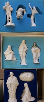 BOEHM BISQUE PORCELAIN 9-PIECE