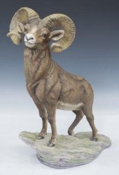 BOEHM BISQUE PORCELAIN 'BIGHOR