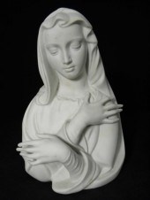 Boehm bisque porcelain bust sc