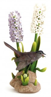 Boehm Catbird with Hyacinths m
