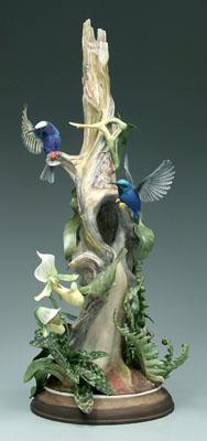 Boehm figural group, sugar birds