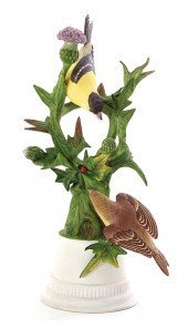 Boehm Goldfinches marked on un