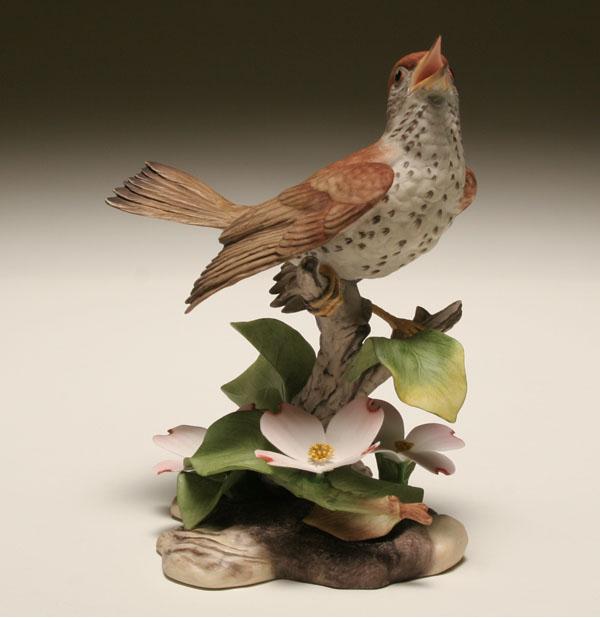 Boehm hand painted porcelain wood