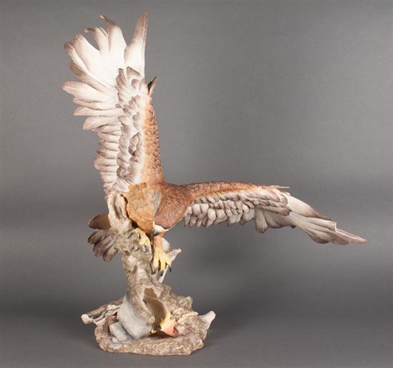 Boehm painted bisque figure: