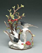 Boehm porcelain bird group, ju