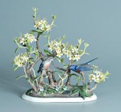 Boehm porcelain bird group: We