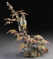 Boehm porcelain Crested Flycat