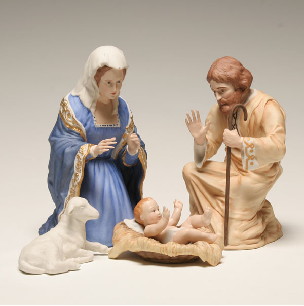 Boehm porcelain figures; delicately