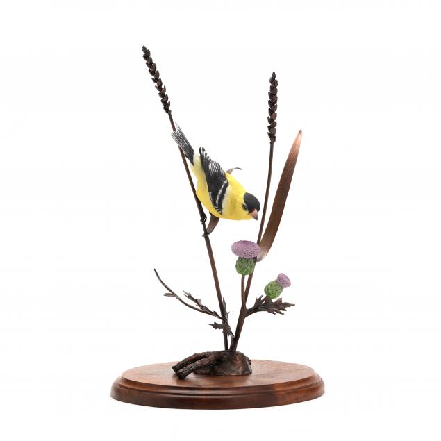 BOEHM PORCELAIN, GOLDFINCH FROM
