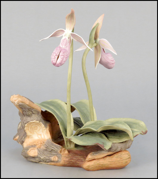 BOEHM PORCELAIN PINK LADY'S SLIPPER