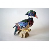 BOEHM PORCELAIN WOOD DUCKBisqu