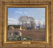 BOGH, O/C FARM SCENEtitled "Fa