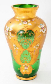 BOHEMIAN APPLIED PORCELAIN PAR