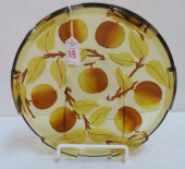 BOHEMIAN ART GLASS BOWL WITH C