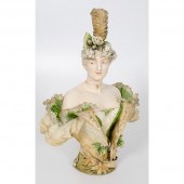 Bohemian Art Nouveau Bust Cont