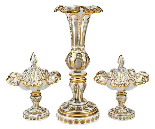 BOHEMIAN CASED GLASS