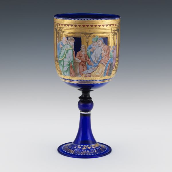 BOHEMIAN COBALT BLUE GLASS