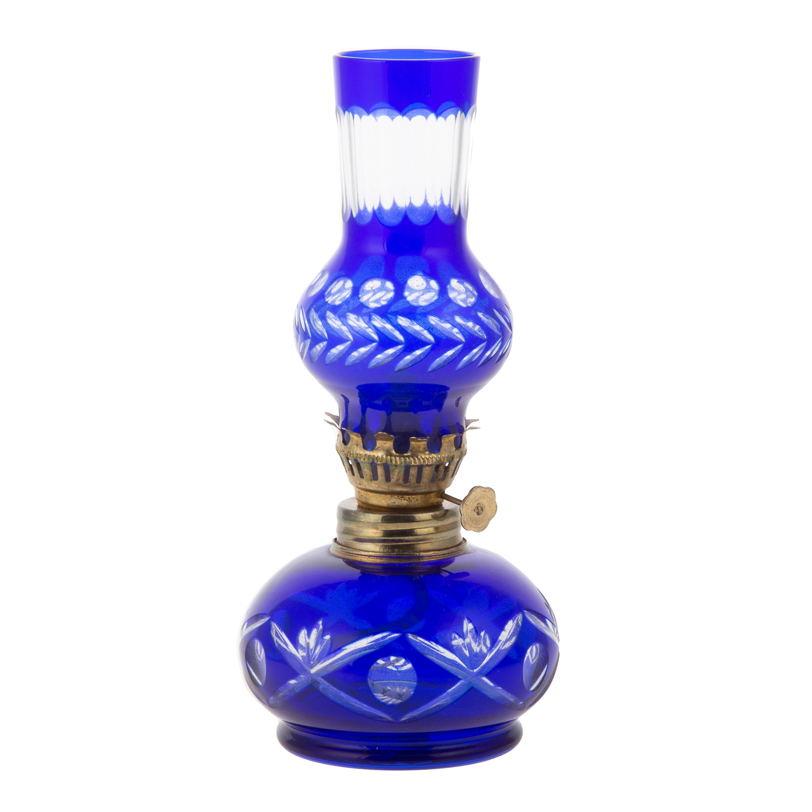 BOHEMIAN COBALT CUT TO CLEAR