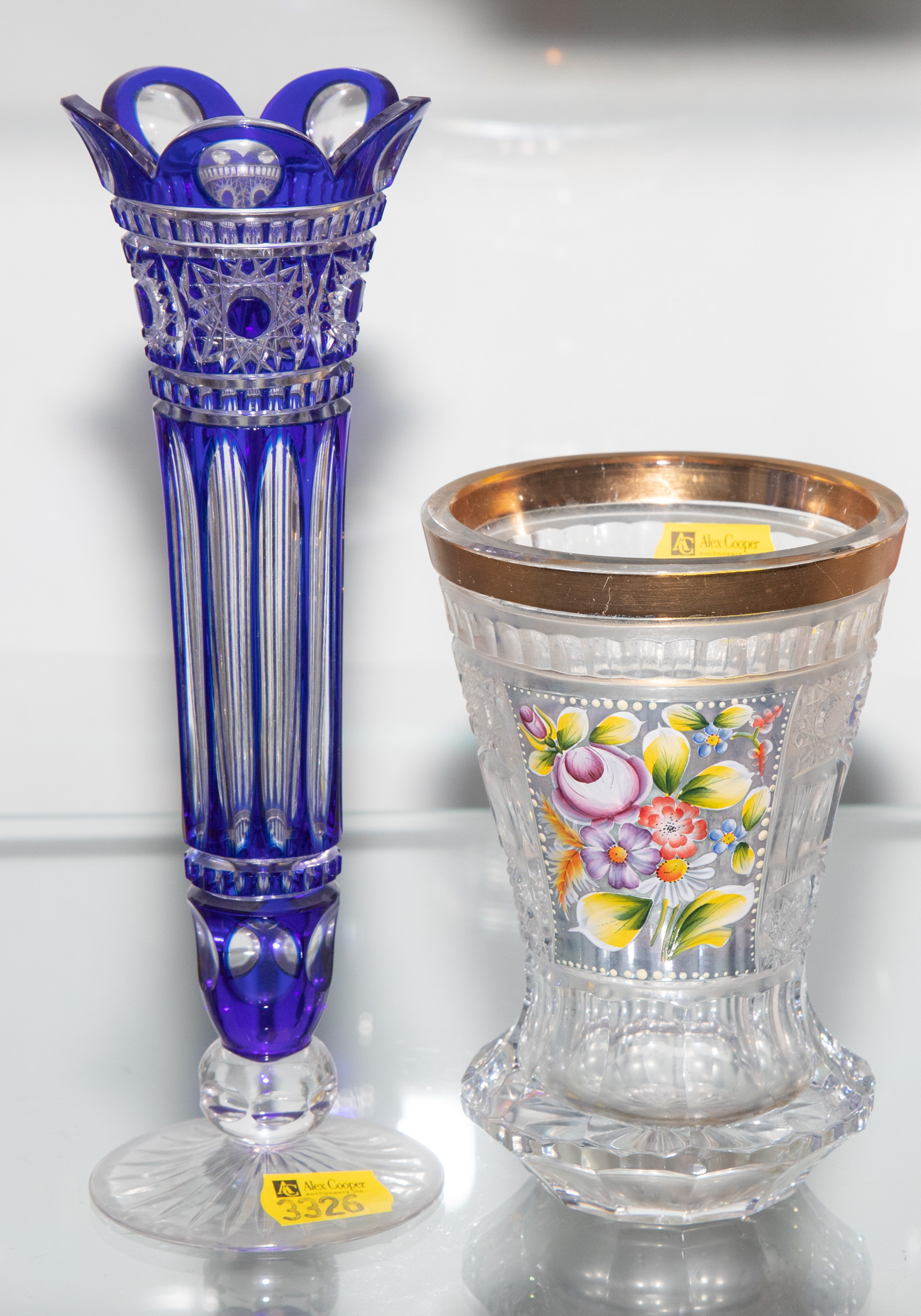 BOHEMIAN COBALT CUT-TO-CLEAR BUD