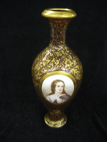 Bohemian Cranberry Art Glass
