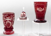 BOHEMIAN CRYSTAL GOBLET, BELL